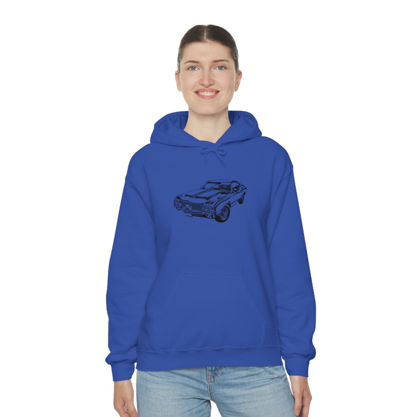 Vintage Car - Unisex Heavy Blend™ Hooded Sweatshirt