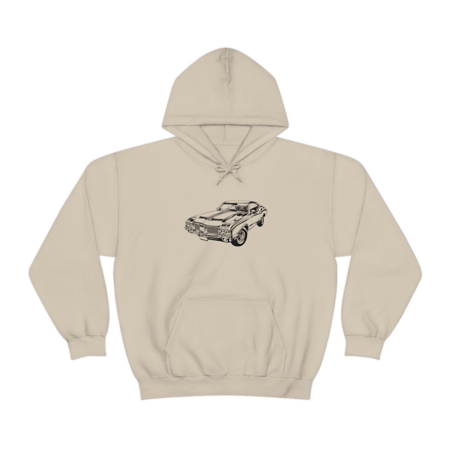Vintage Car - Unisex Heavy Blend™ Hooded Sweatshirt