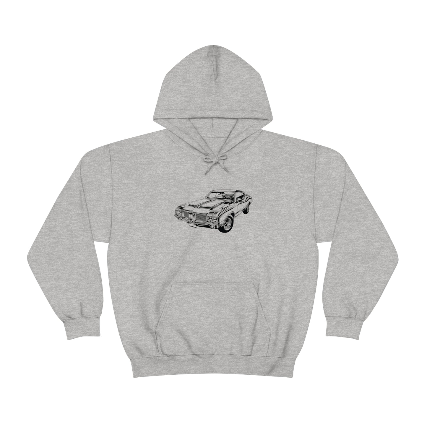 Vintage Car - Unisex Heavy Blend™ Hooded Sweatshirt