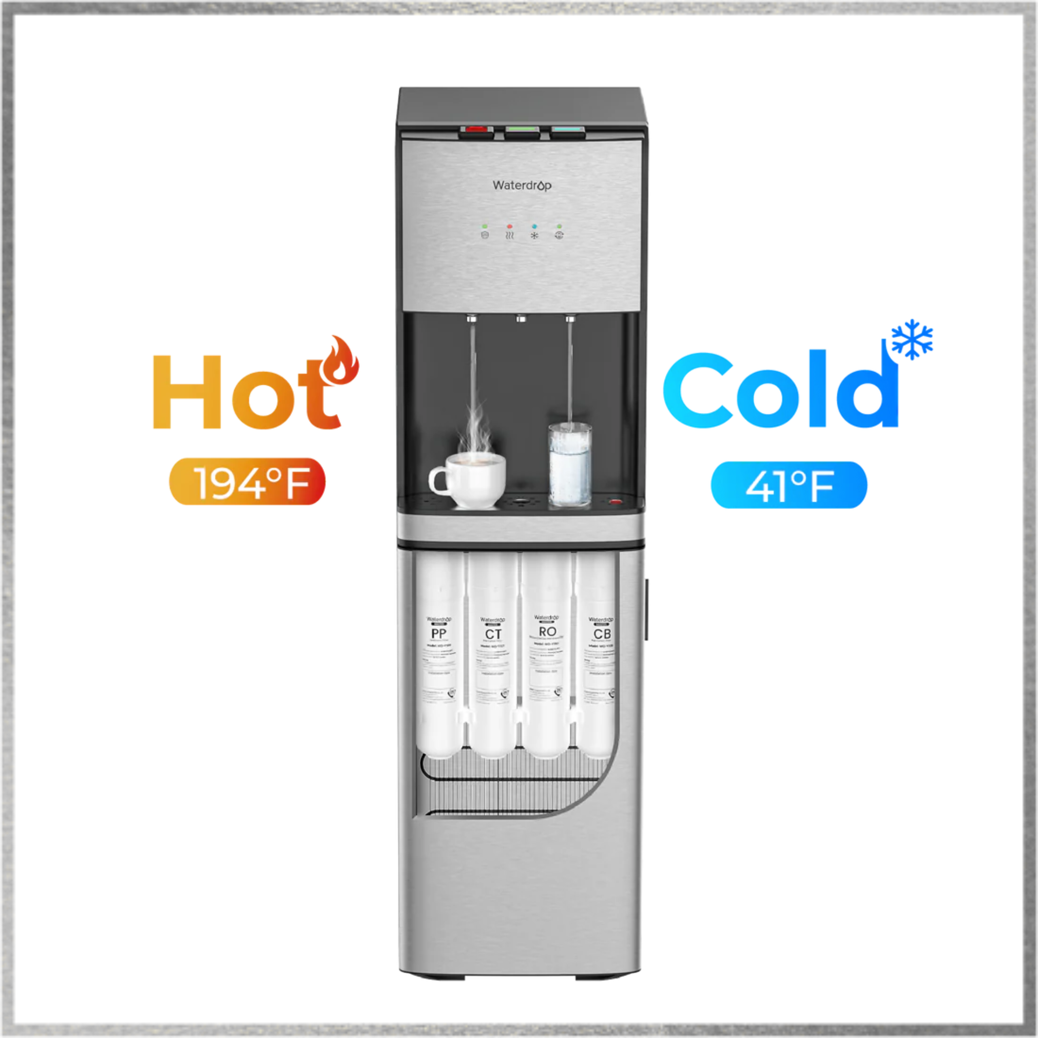 Waterdrop Y1CH Mineral Reverse Osmosis Bottleless Water Cooler