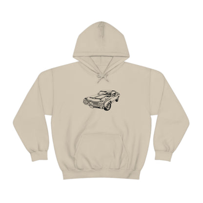 Vintage Car - Unisex Heavy Blend™ Hooded Sweatshirt