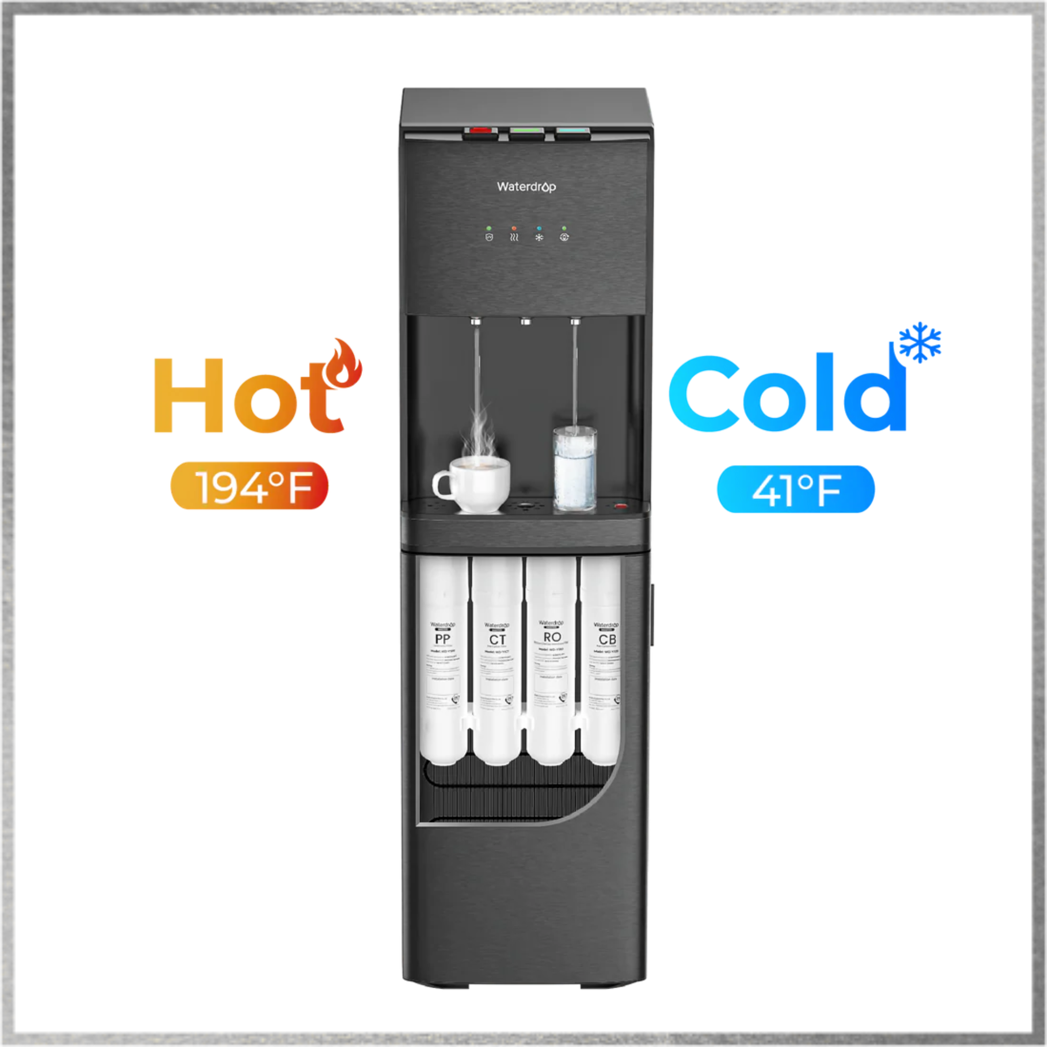 Waterdrop Y1CH Mineral Reverse Osmosis Bottleless Water Cooler - Thumbnail 5