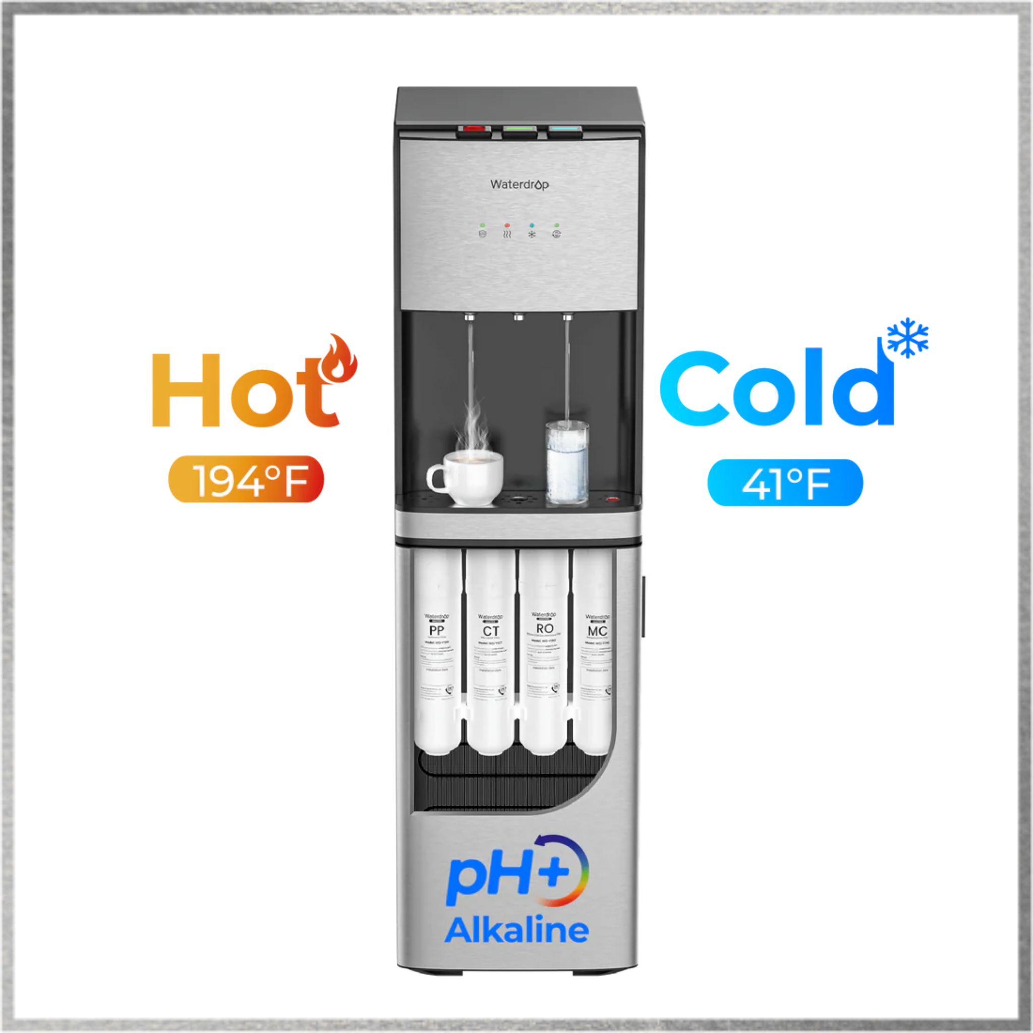 Waterdrop Y1CH Mineral Reverse Osmosis Bottleless Water Cooler - Thumbnail 2