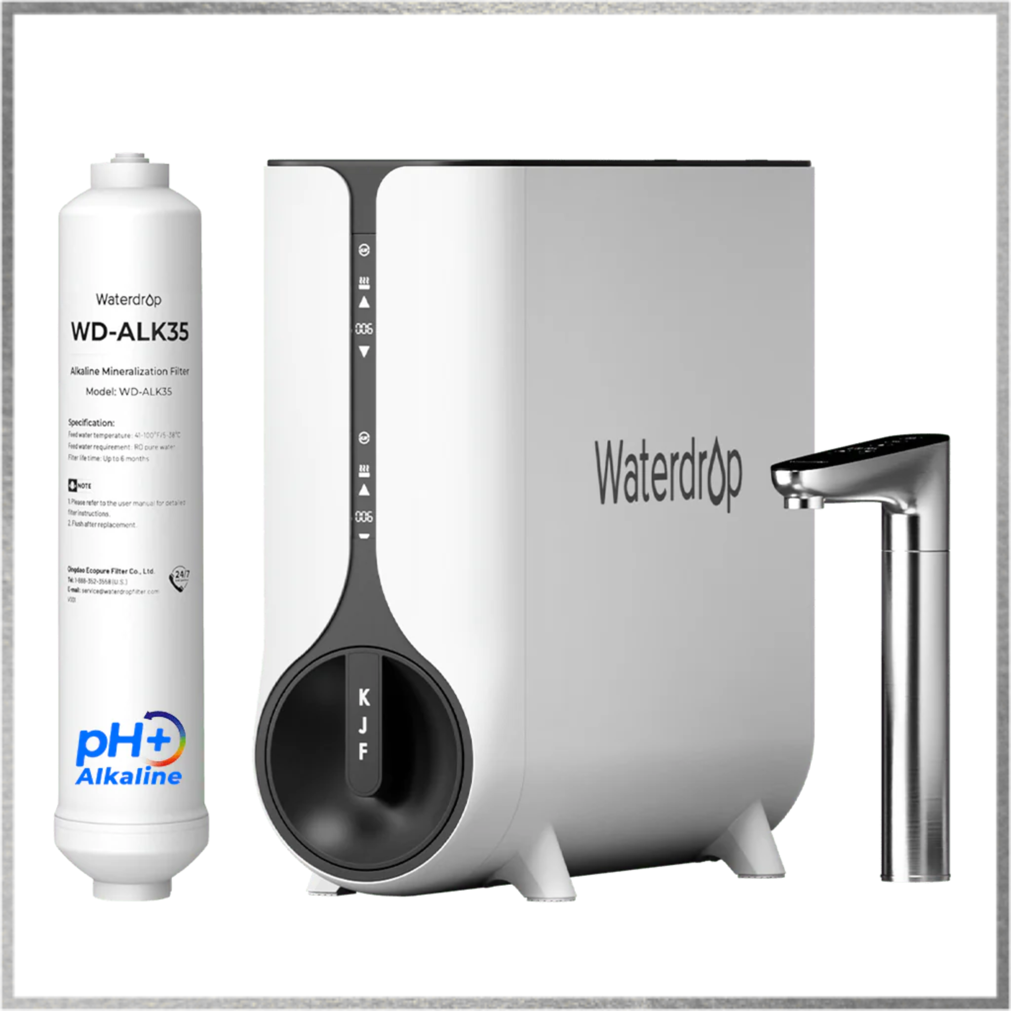 Waterdrop K6 Alkaline RO System Instant Hot Water Dispenser - Thumbnail 4