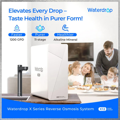 Waterdrop X Series Reverse Osmosis System, X12-B