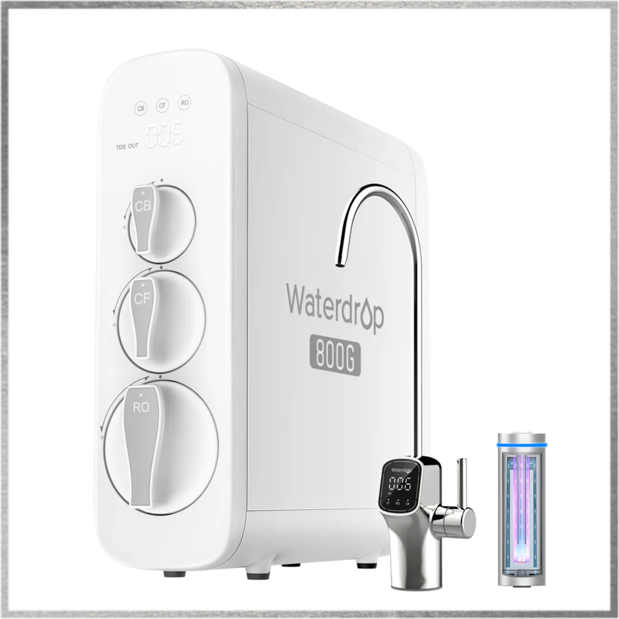 Filterwaternow Hot & Cold Dispenser + G3P800 RO System