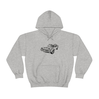 Vintage Car - Unisex Heavy Blend™ Hooded Sweatshirt
