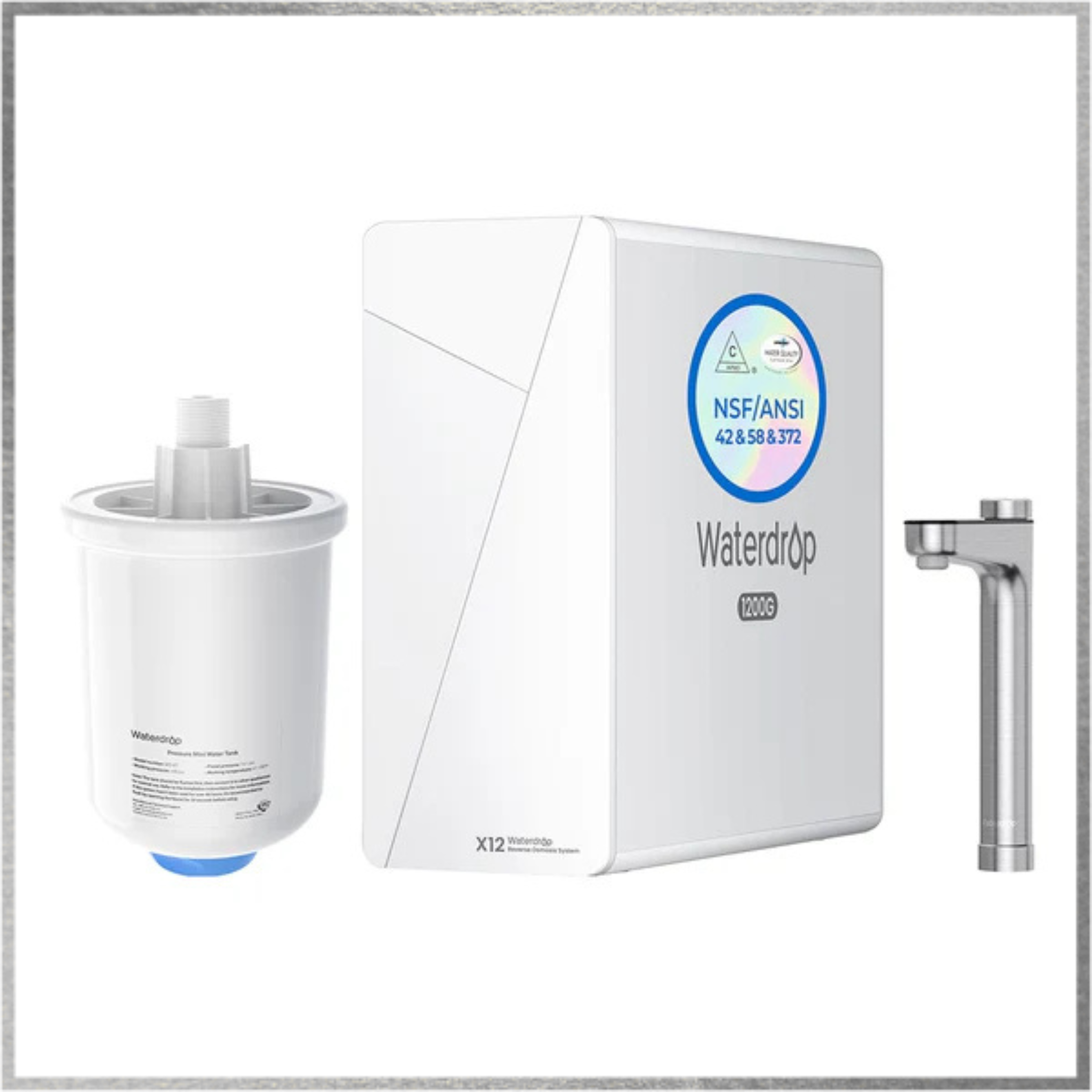 Waterdrop X12 Reverse Osmosis System with Water Tank Combo - Thumbnail 2
